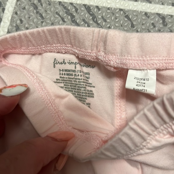 First Impressions Baby Girls 2-Pc. Tutu Top & Leggings Set- 3-6M - Picture 6 of 7